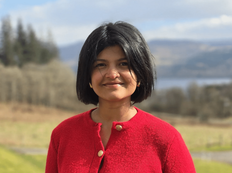 Nikita Lee at The Inch, Loch Ness
