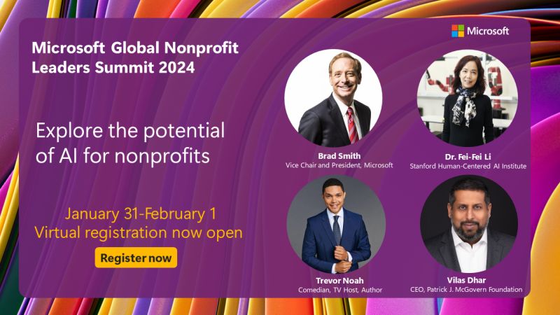 Microsoft Global Nonprofit Leaders Summit 2024 summary