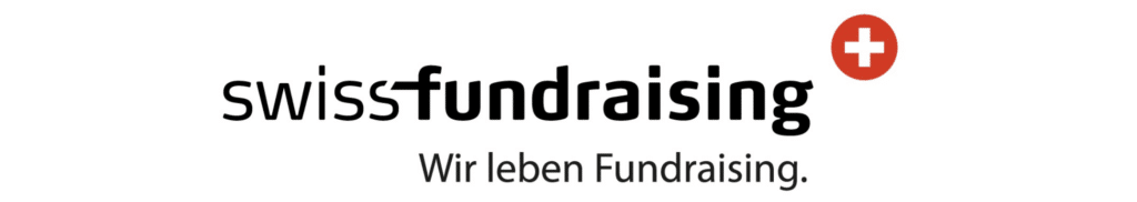 Swiss Fundraising logo. Wir leben fundraising.
