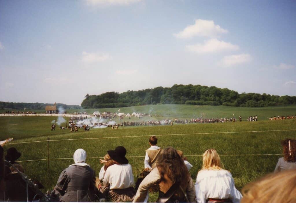 Re-enactment of The Second Battle of Newbury (1644) on 28 May 1989 in aid of Oxfam.
