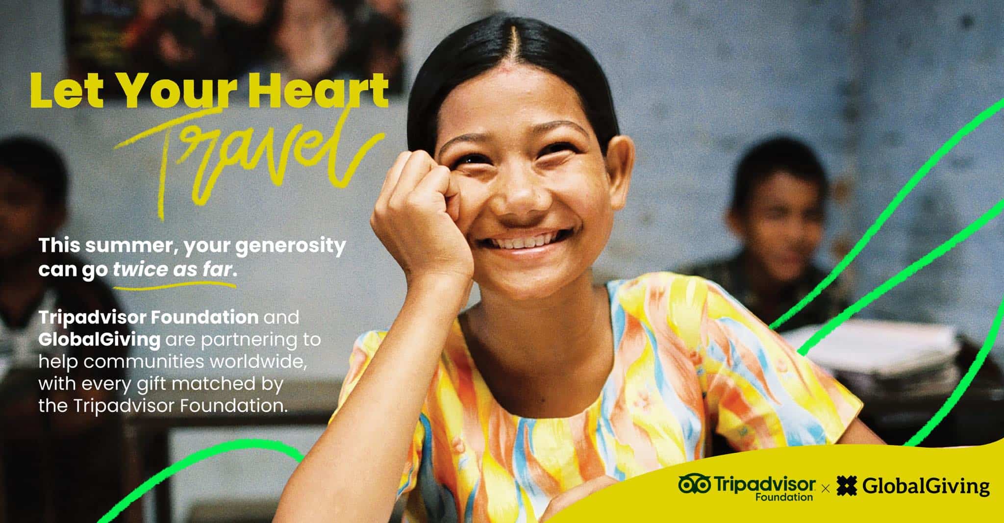 Globalgiving Tripadvisor Match Giving campaign